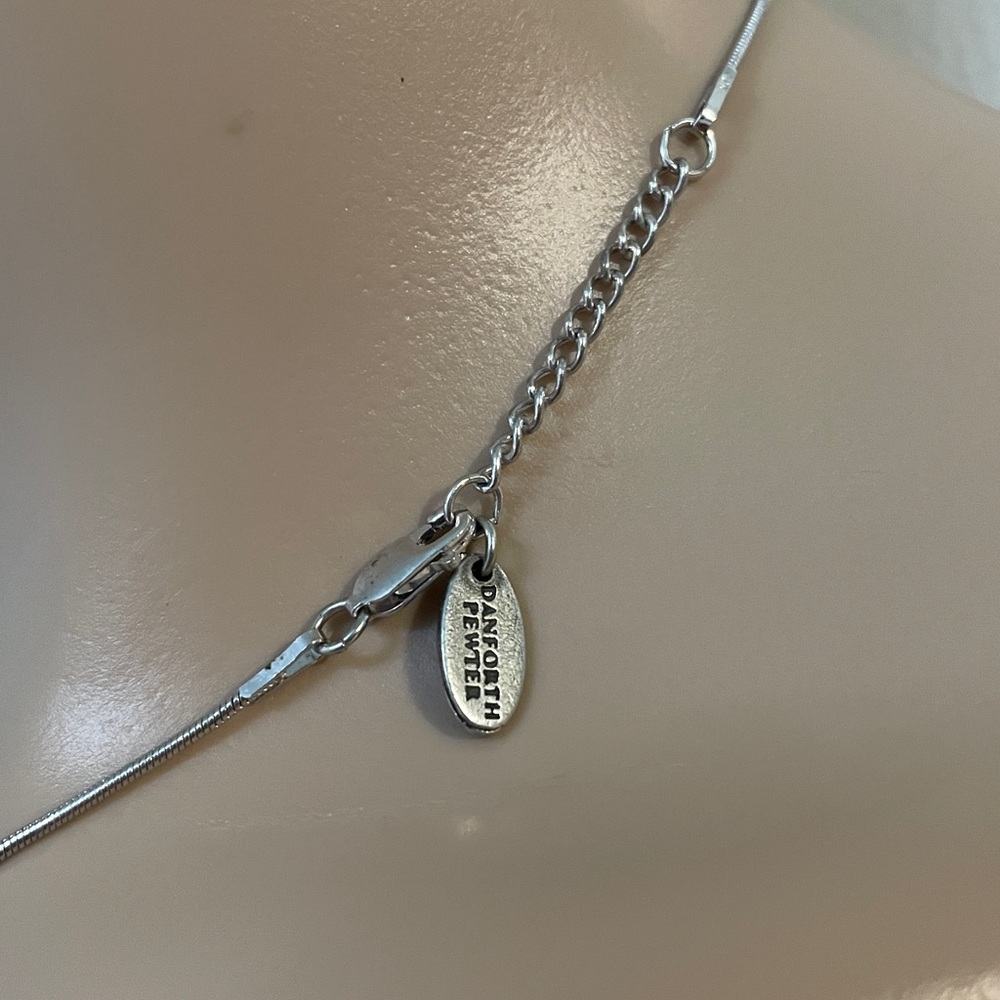 Danforth Pewter Peace Necklace View 4